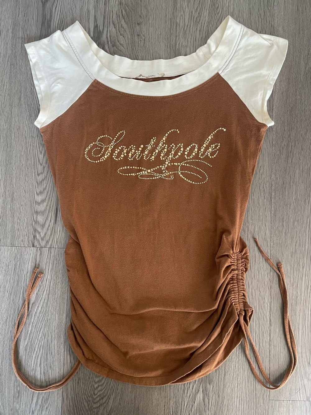 Vtg Y2K South Pole top with ties on the sides